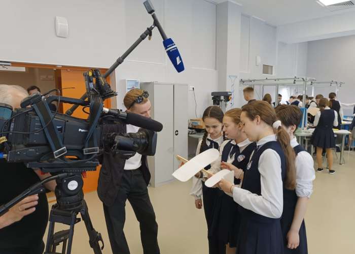 Журналисты Первого канала подготовили видеосюжет о проекте «Школа авиации»